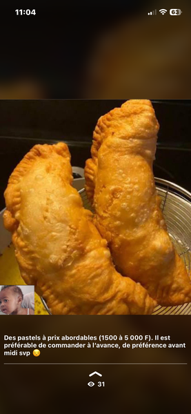 Délicieux pastels farcis