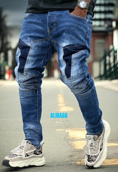 Jeans Tendance Hommes Décontracté