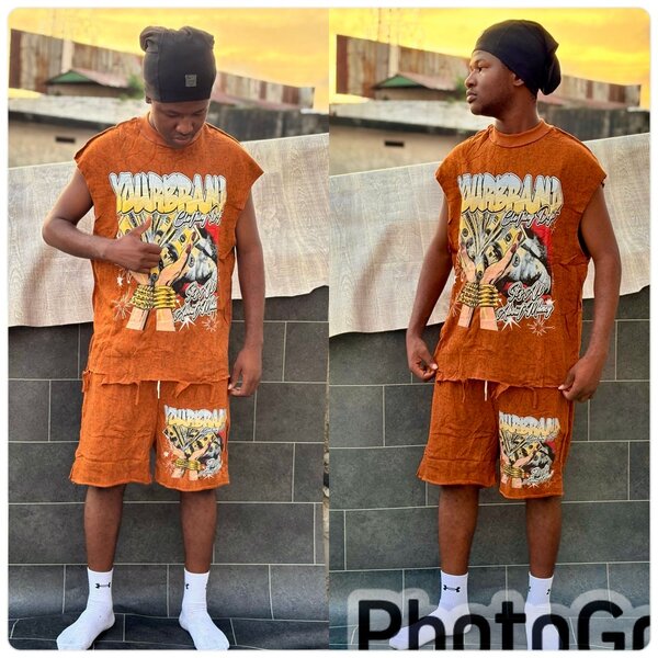 Ensemble décontracté homme imprimé