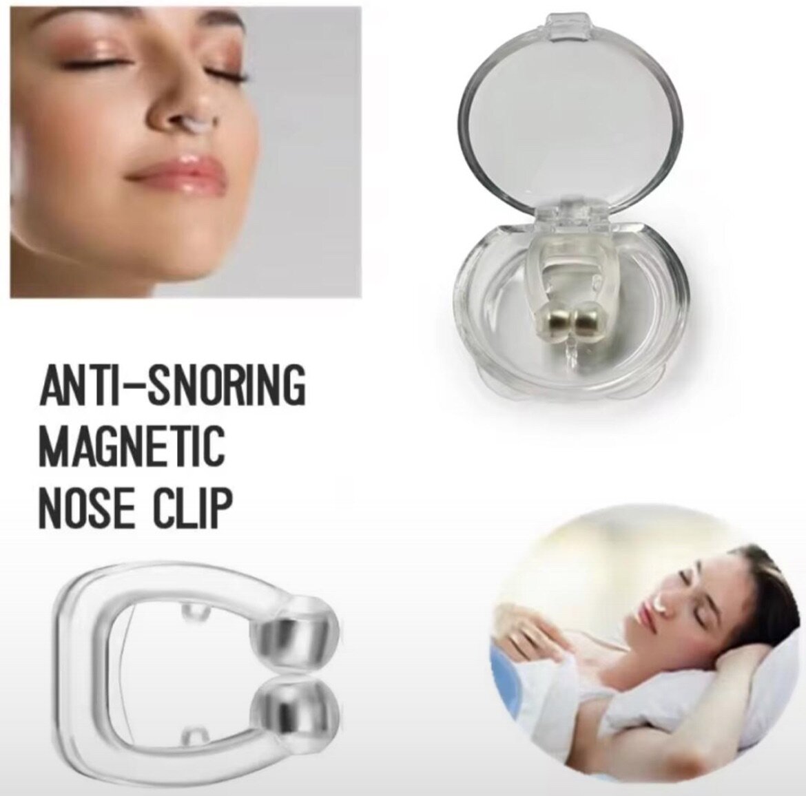 Clip anti-ronflement magnétique