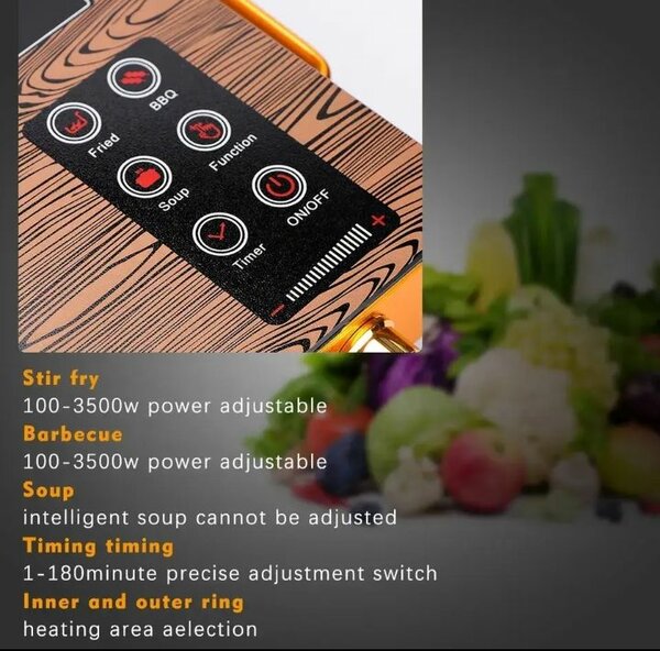 Single Burner Electric Stove Radiant Burner Infrared Cooker