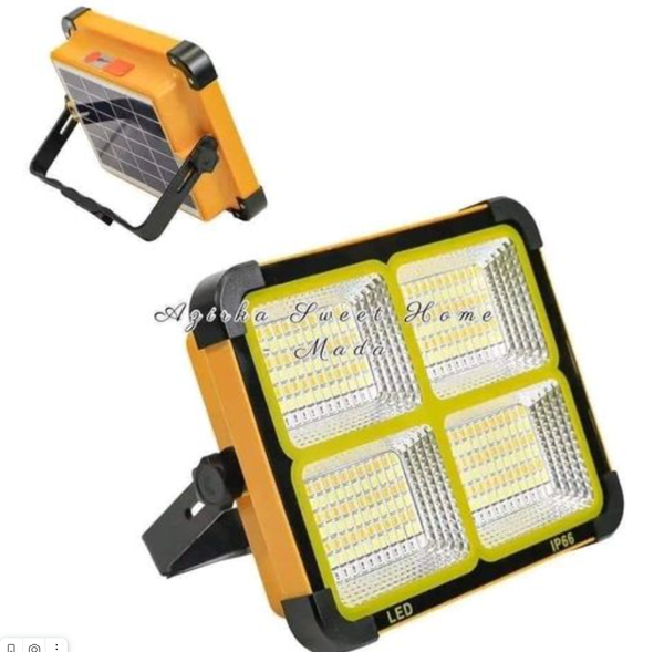 PROJECTEUR SOLAIRE PORTABLE 200W