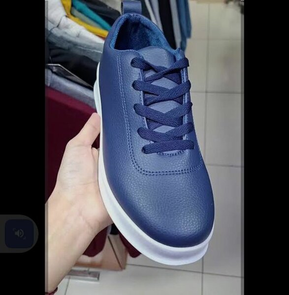 Chaussures Homme Bleu en Cuir