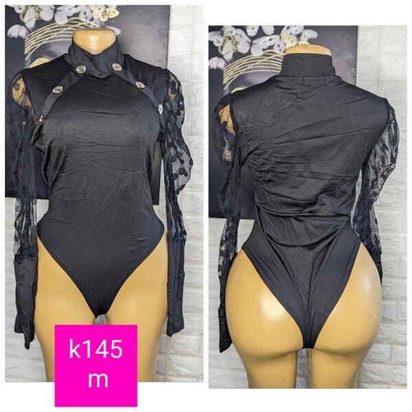 Beautiful and stylish women's bodysuit black