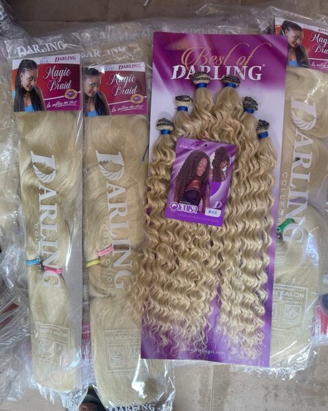 Extensions cheveux blond bouclé