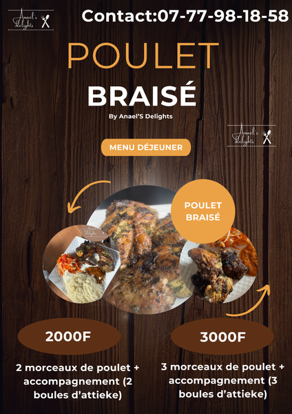 Poulet Braisé Délicieux