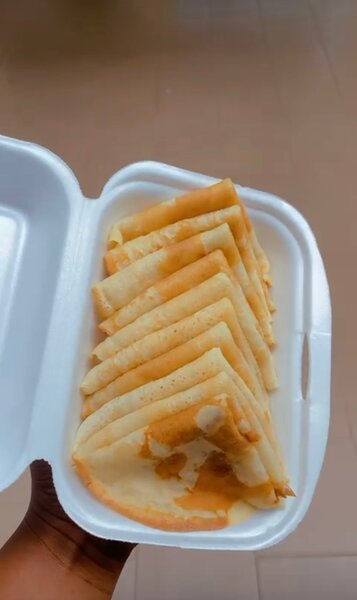 Crêpes fraîches en boîte