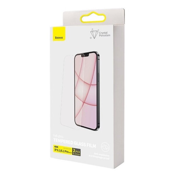 Film De Verre Trempé Anti-Lumière Bleue Baseus 0.3mm Plein V