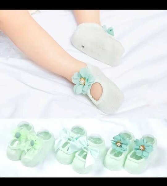 Chaussons Bébé Mignons Fleurs