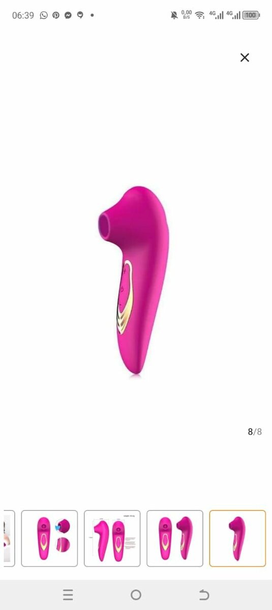 Vibromasseur Rose Rechargeable
