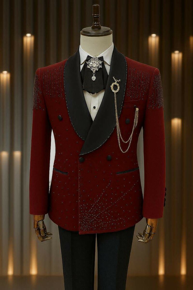 Costume de soirée élégant homme