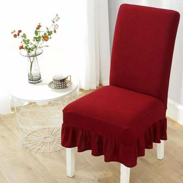 Housse Chaise Extensible Rouge