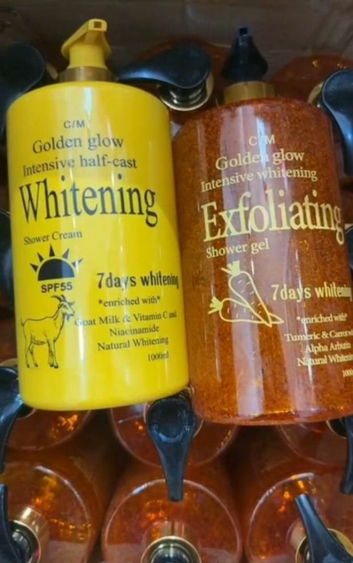 Golden Glow Intensive Halfcast Whitening Shower Cream