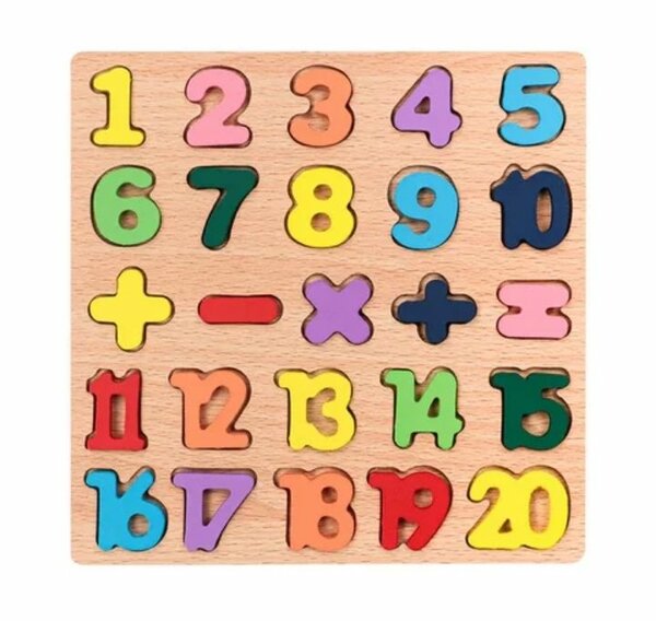 Puzzle éducatif en bois