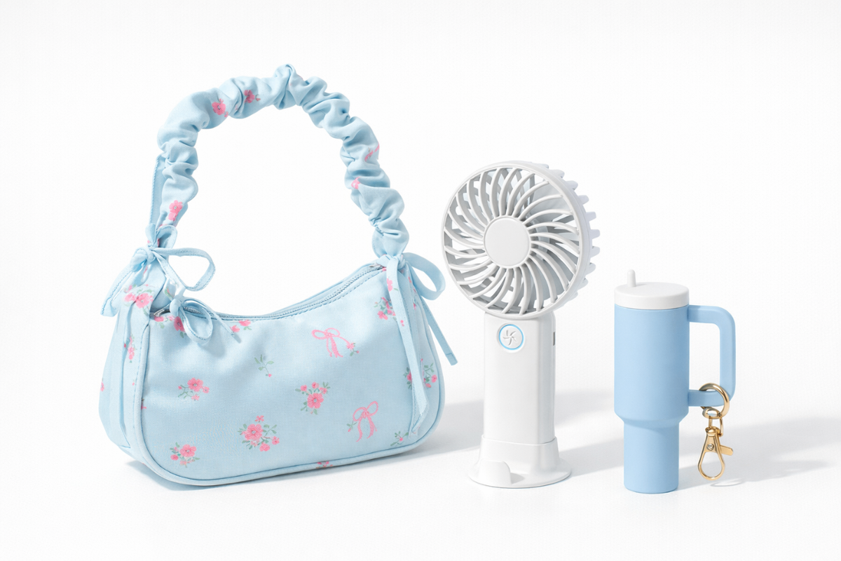 Ensemble sac à main et accessoires