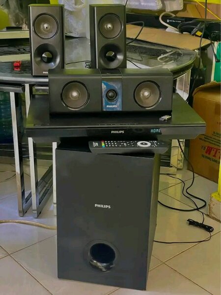 Système audio Philips noir