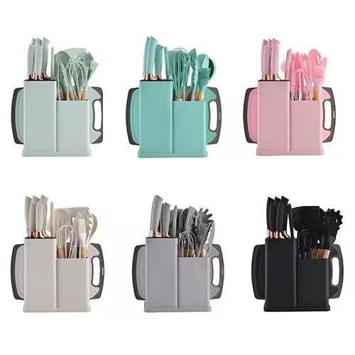 Ensemble Ustensiles de Cuisine en Bois