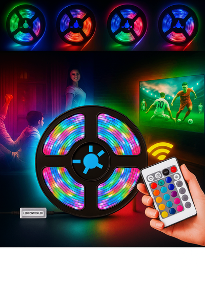 Bande LED multicolore télécommande
