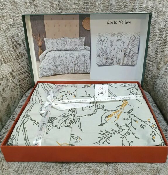 Постельное белье в красивой подарочной упаковке Turkiz