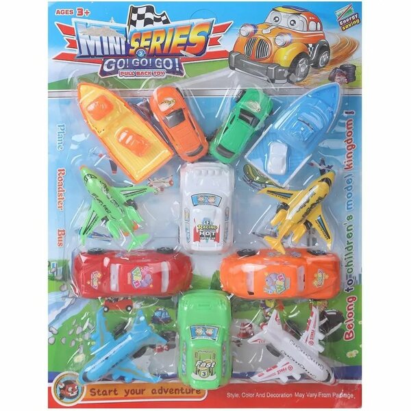 Ensemble de Jouets Mini Véhicules