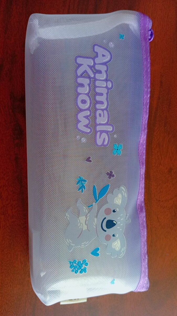 Trousse à crayons en toile