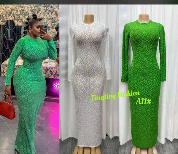 Robe Longue Élastique Chic