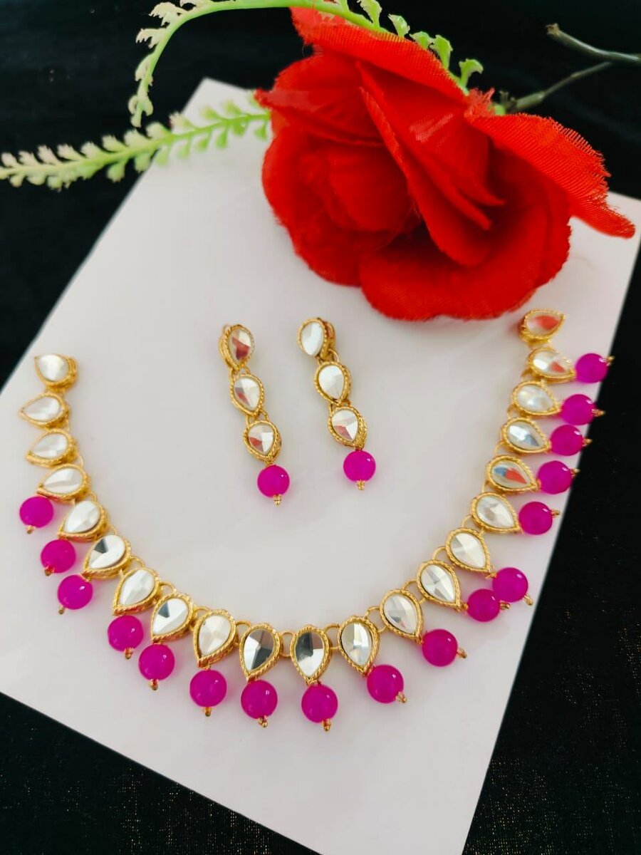 Sheesha kundan party set