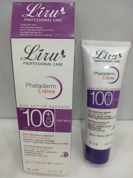 SPF 100+ crème soleil