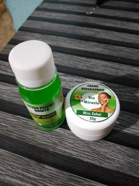 Lotion peeling crème réparatrice