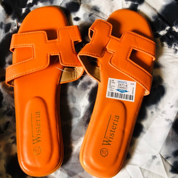 Sandales Orange Wisteria