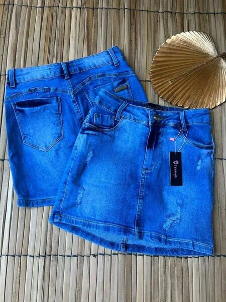 Jupe en jean décontractée