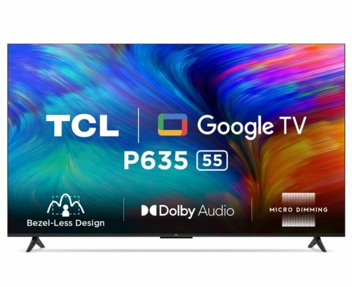 TCL P635 55" Google TV - 4K UHD Smart TV