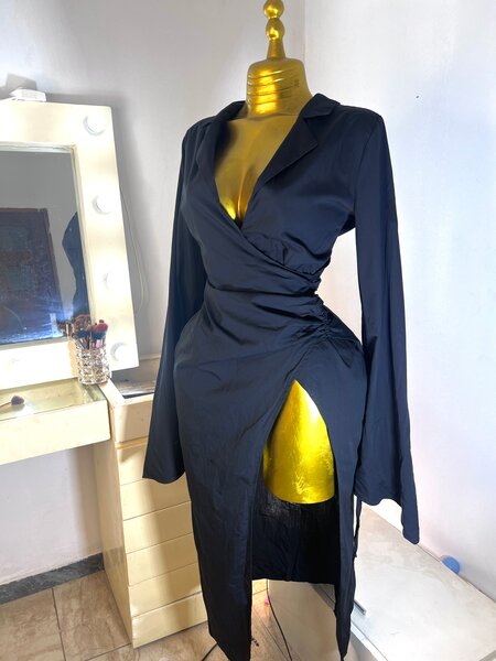 Robe Drapée Élégante Soirée