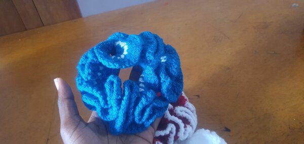 Chouchou élastique crochet