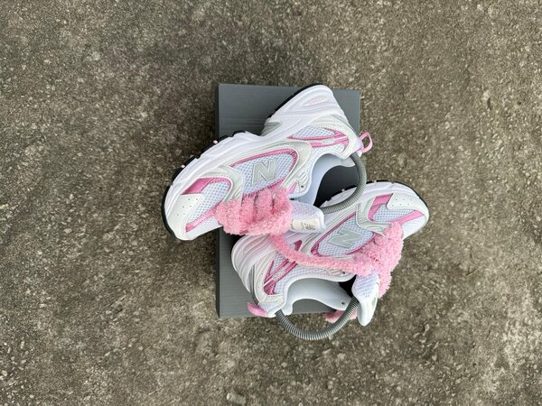 Baskets Enfant Rose et Blanc