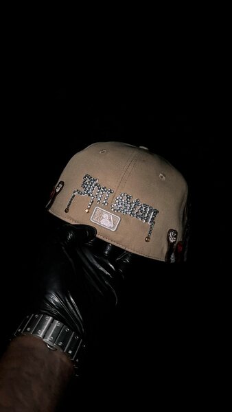 Casquette Snapback Beige Bulldog