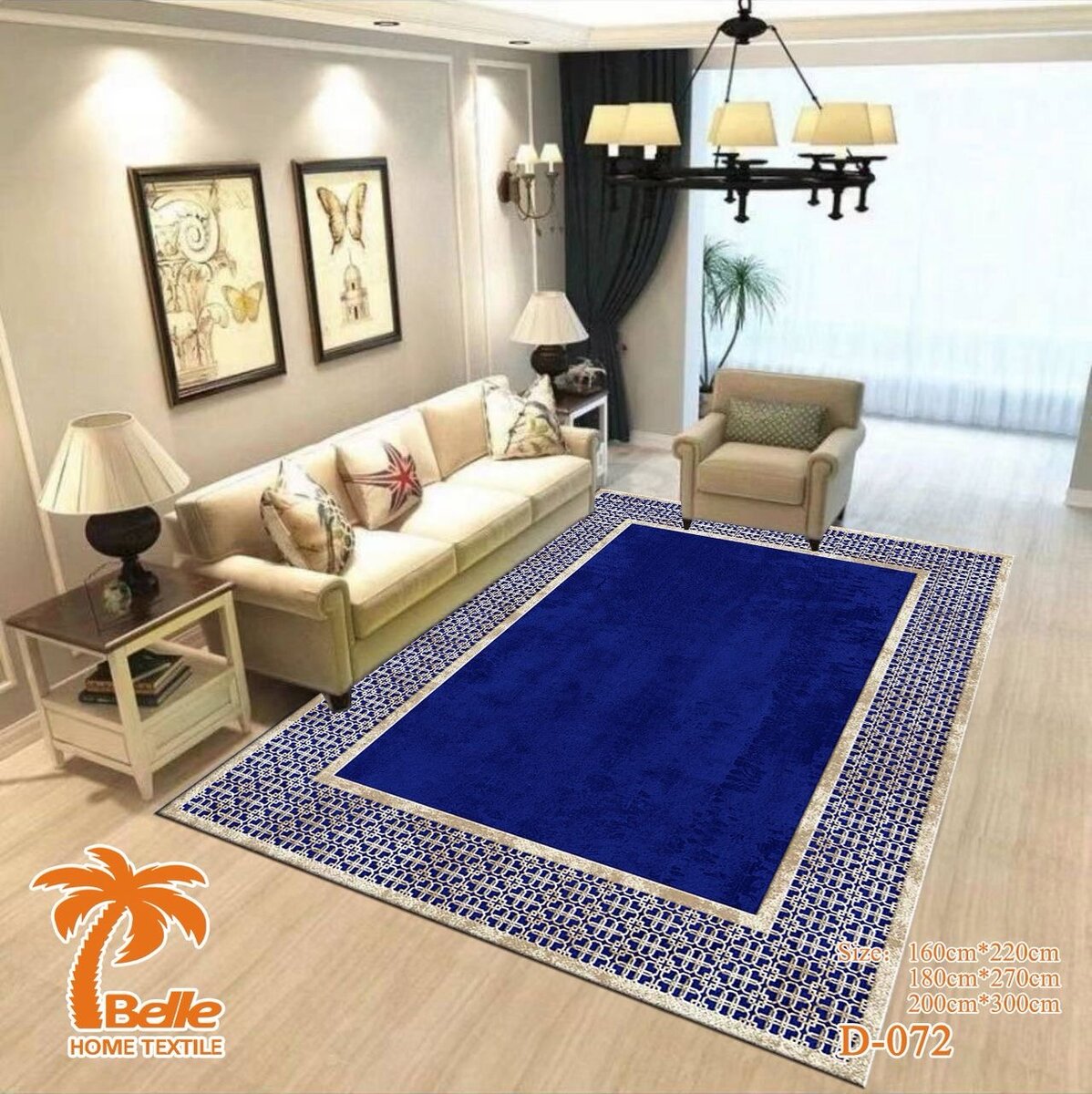 Tapis de salon moderne Belle