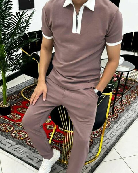 Men's Casual Polo Tracksuit