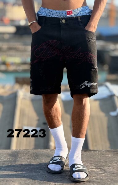 Shorts en jean décontractés homme