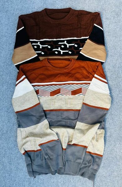 Pulls géométriques hommes hiver