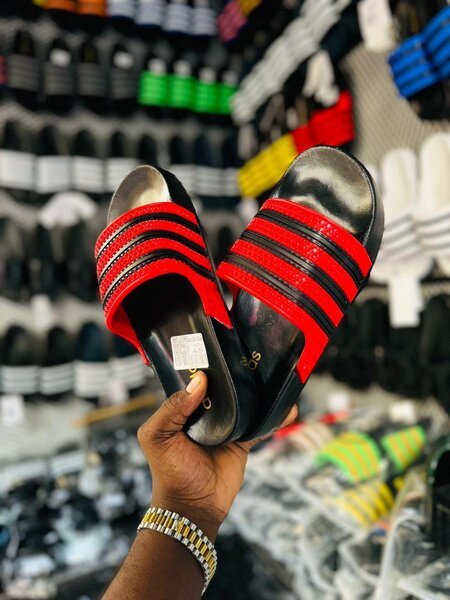 Adidas high base slides