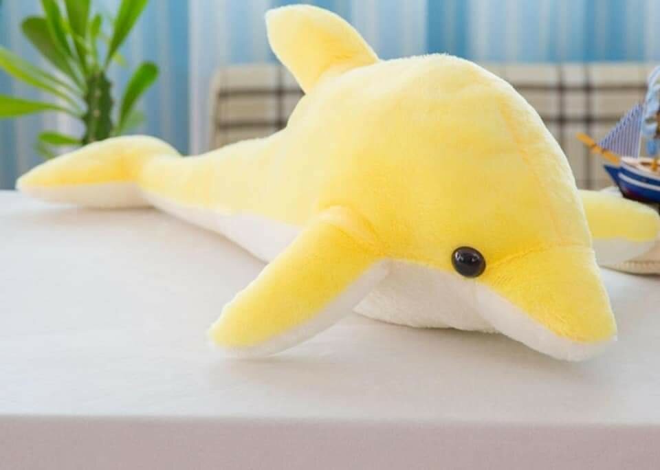 Peluche daupin lumineuse