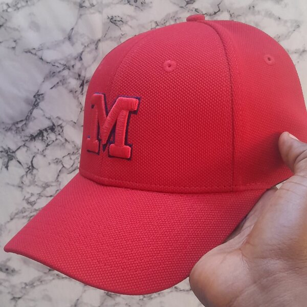 Casquette rouge en coton M