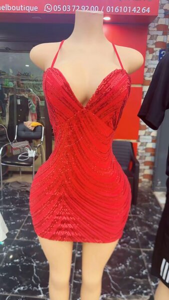 Robe Éclatante à Paillettes