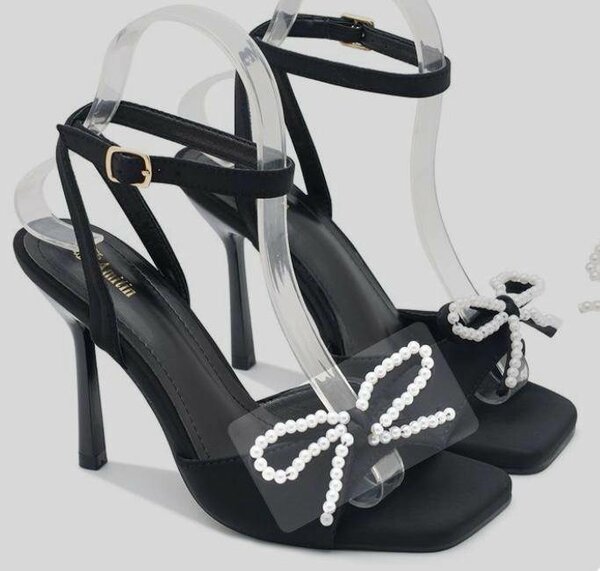 Sandales à talons élégantes noires