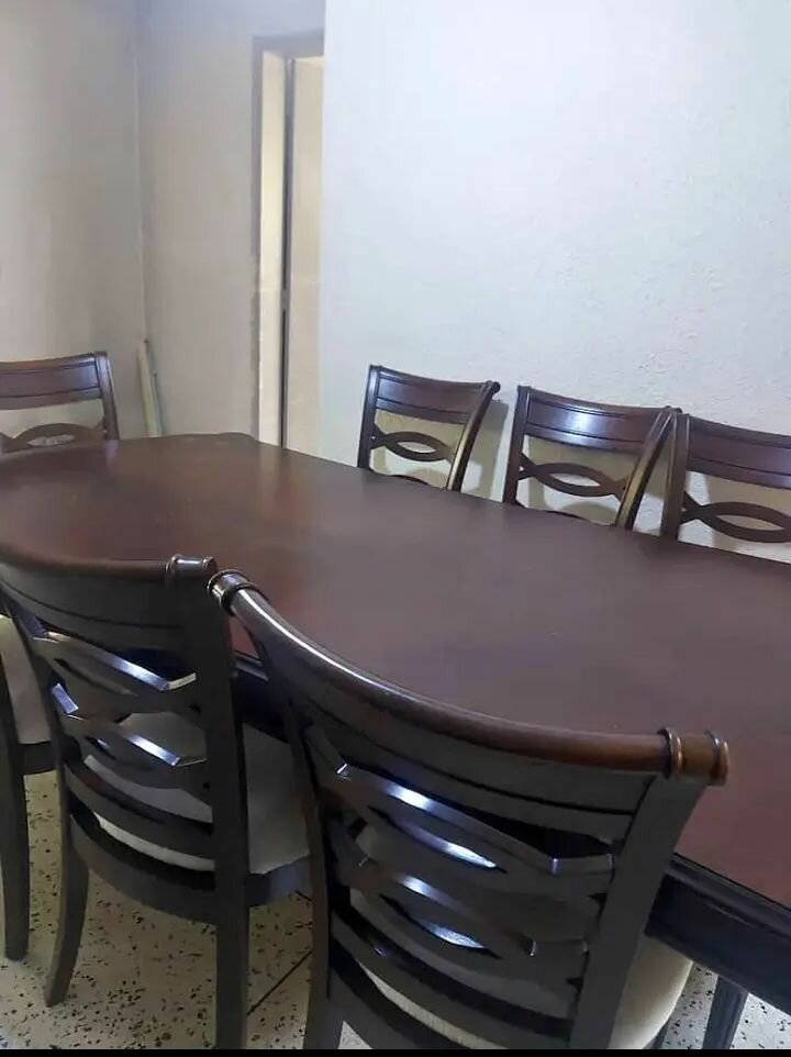 Table à manger en bois 8 personnes