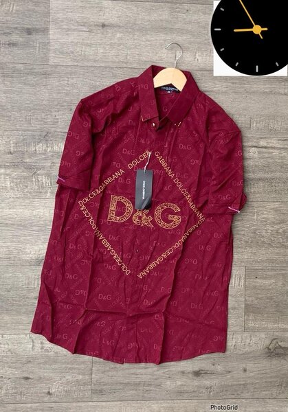 Chemise homme Dolce & Gabbana rouge