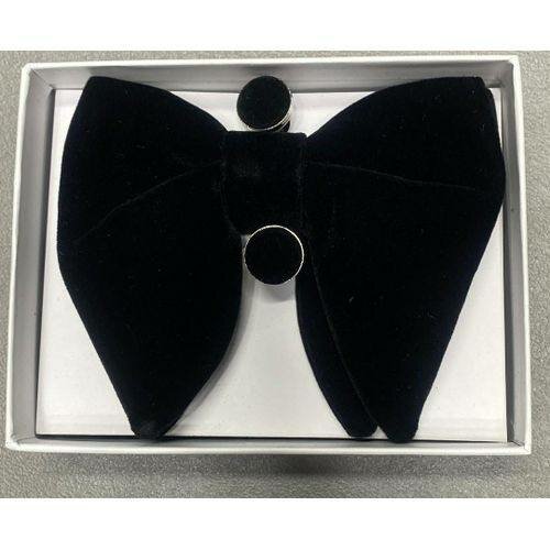 Noeud papillon noir élégant