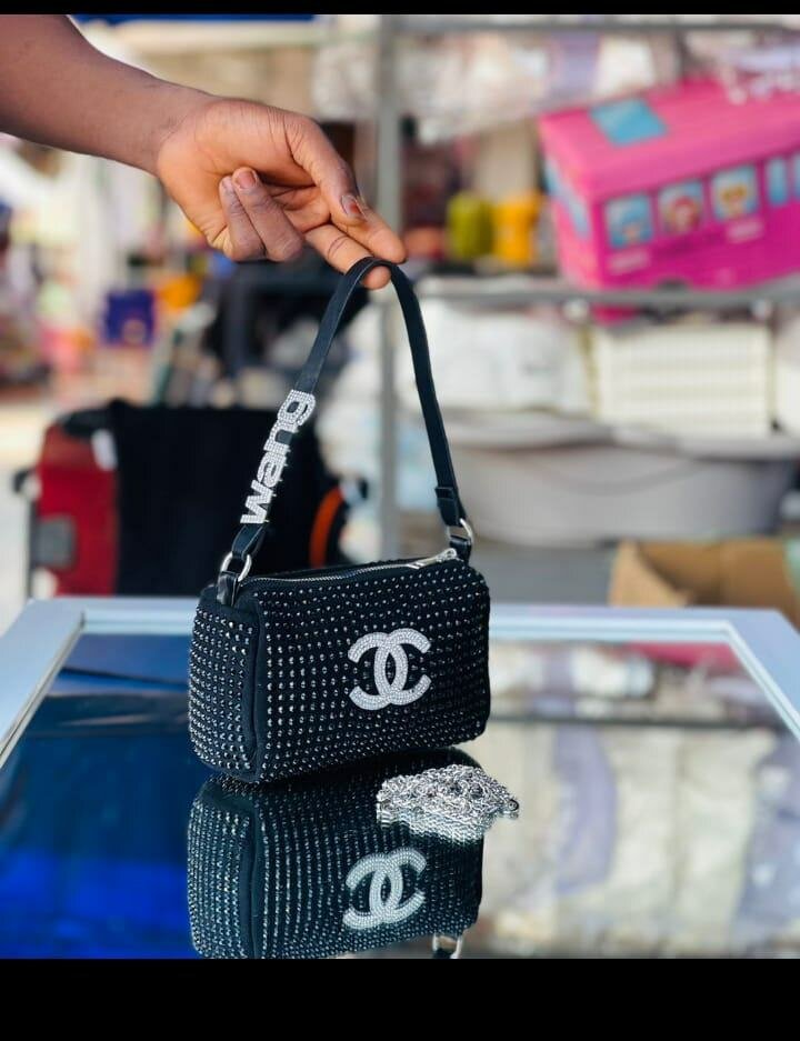 Shiny channel purses