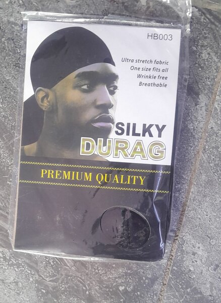 Durag Noir Silky
